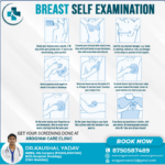 Breast Self Examination Guide. How to do breast self examination to detect lump or cancer in breast early. Steps by Dr Kaushal Yadav senior breast cancer specialist in Gurgaon Delhi NCR